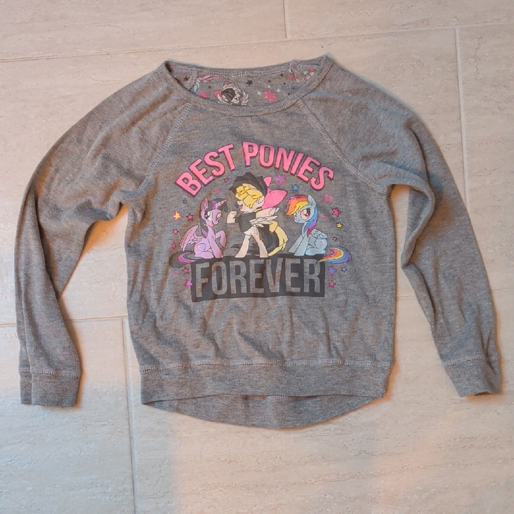 Retro My Little Pony Reversible Lightweight Sweatshirt